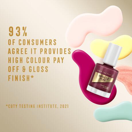 Max Factor Miracle Pure Vegan Nagellak 373 Regal Garnet