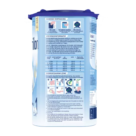 Nutrilon 1 Volledige Zuigelingenvoeding 0-6 Maanden 800 gram