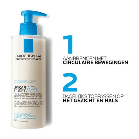 La Roche-Posay Syndet AP+ Reinigende Gel-Crème 400 ML