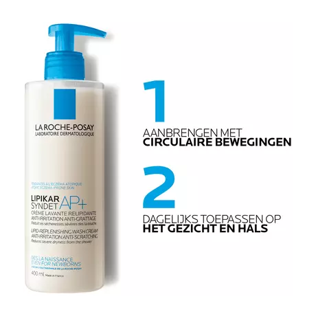 La Roche-Posay Syndet AP+ Reinigende Gel-Crème 400 ML