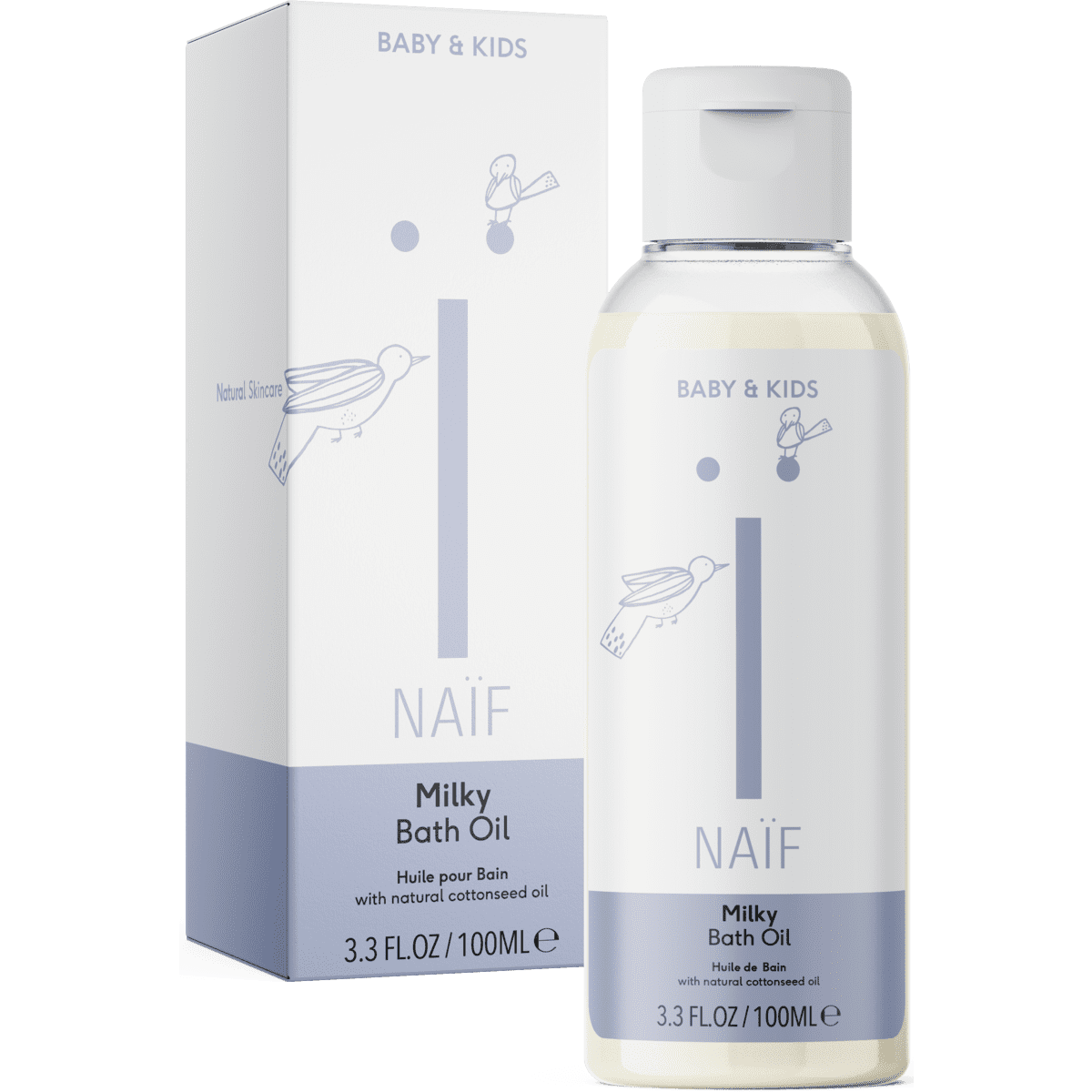 milky bath oil