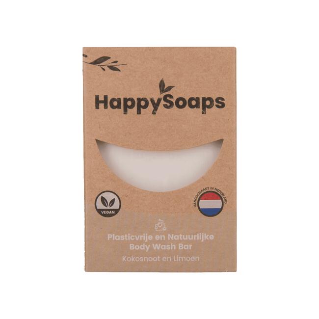 Happy Soaps Kokosnoot/Limoen Body Wash Bar