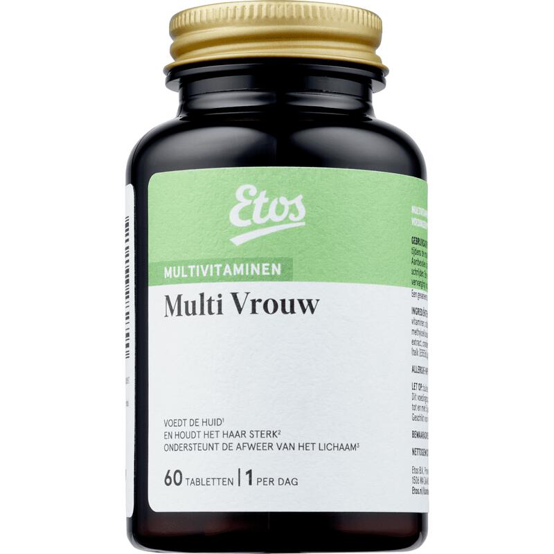 Etos Multi Vitamine Vrouw Tabletten 60 stuks
