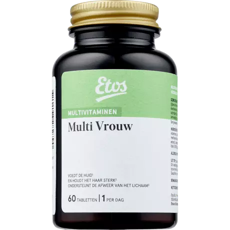 Etos Multi Vitamine Vrouw Tabletten 60 stuks