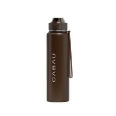 Cabau Lifestyle Bloom Water Bottle Chocolate Brown 1 Liter