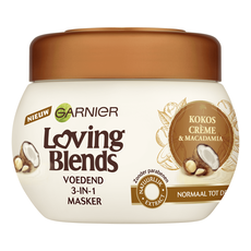 Garnier Loving Blends Kokoscrème & Macadamia Masker 300 ML