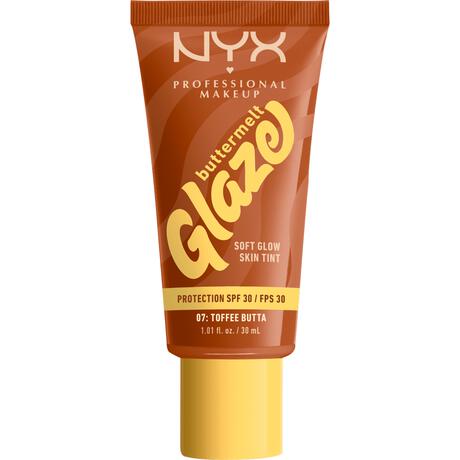 NYX Professional Makeup Buttermelt Glaze Skin Tint SPF 30 7 Toffee Butta