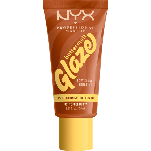 NYX Professional Makeup Buttermelt Glaze Skin Tint SPF30 7 Toffee Butta