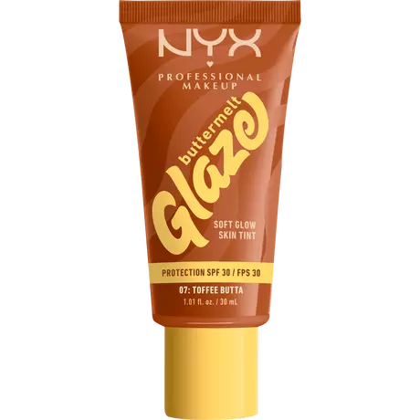 NYX Professional Makeup Buttermelt Glaze Skin Tint SPF30 7 Toffee Butta