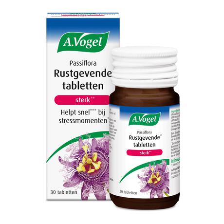 A.Vogel Passiflora Rustgevende Tabletten Bij Stressmomenten 30 stuks