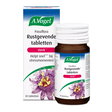 A.Vogel Passiflora Rustgevende Tabletten Bij Stressmomenten 30 stuks