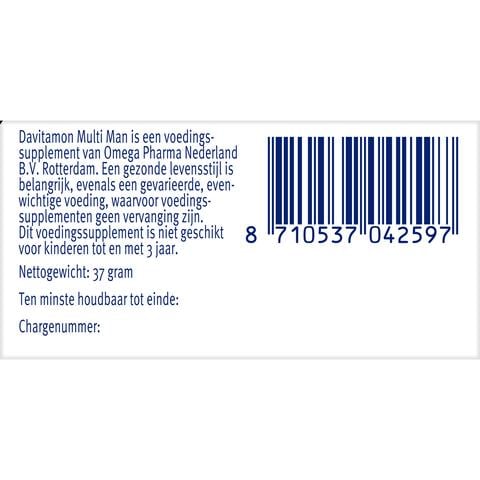 Davitamon Compleet Man Tabletten