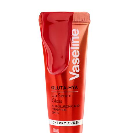 Vaseline Gluta Hya Lip Serum Gloss Cherry Crush 10 ML