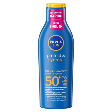 NIVEA SUN Zonnebrand Protect & Hydrate Zonnemelk SPF50+ 200 ML