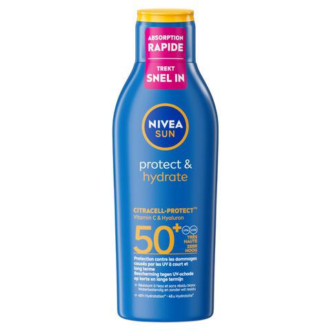 NIVEA SUN Zonnebrand Protect & Hydrate Zonnemelk SPF50+ 200 ML
