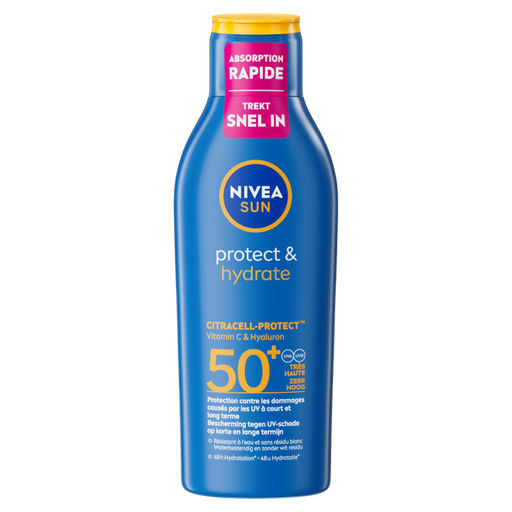 NIVEA SUN Zonnebrand Protect & Hydrate Zonnemelk SPF50+ 200 ML