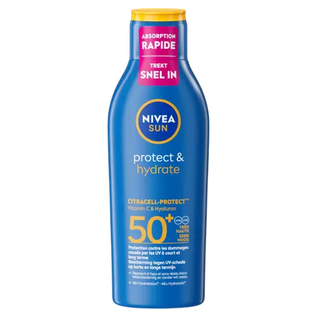 NIVEA SUN Zonnebrand Protect & Hydrate Zonnemelk SPF50+ 200 ML