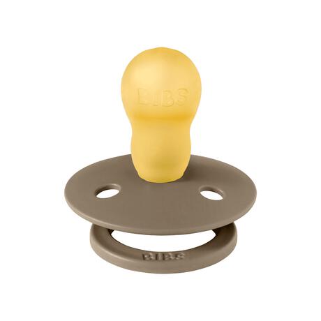 BIBS Fopspeen Two Pack Natuurlijk Rubber Vanilla/Dark Oak Maat 3