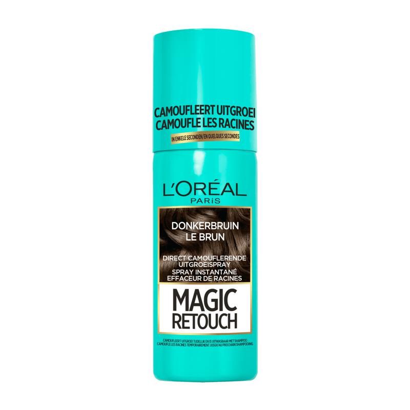 L'Oréal Paris Magic Retouch Camouflerende Uitgroeispray 2 Donkerbruin 75 ML