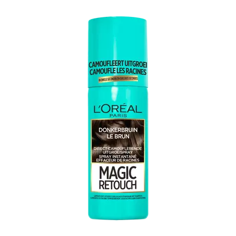 L'Oréal Paris Magic Retouch Camouflerende Uitgroeispray 2 Donkerbruin 75 ML