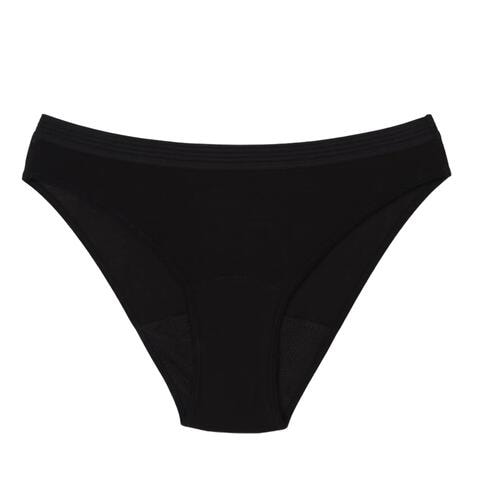 Snuggs Menstruatieondergoed Zware Menstruatie Brief TENCEL™ Zwart Maat M