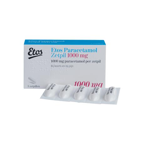 Etos Paracetamol 1000 mg Zetpil