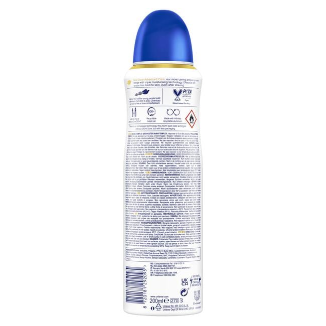 Dove Advanced Care Original Anti-Transpirant Deospray 200 ML