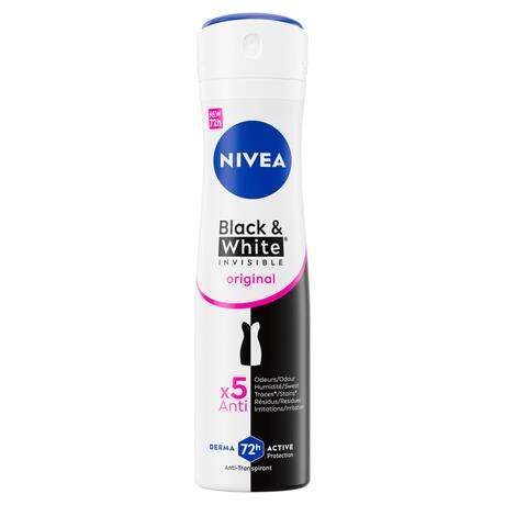 NIVEA Invisible Black & White Original Deodorant Spray 150 ML