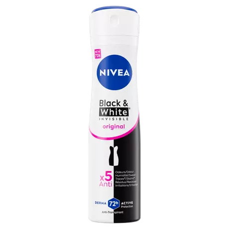 NIVEA Invisible Black & White Original Deodorant Spray 150 ML
