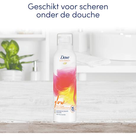 Dove Bath Therapy Glow Douche- & Scheerschuim 200 ml