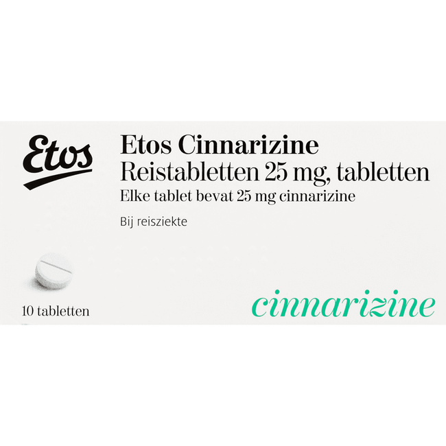 etos cinnarizine reistabletten 25 mg
