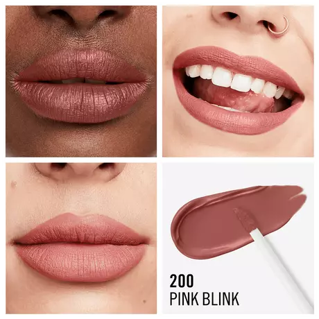 Rimmel London Lasting Mega Matte Liquid Lipstick 200&nbsp;Pink Blink