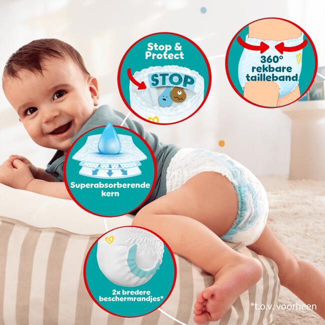 Pampers Baby Dry Pants XXL Pack Luierbroekjes Maat 4 9-15 KG 108 stuks