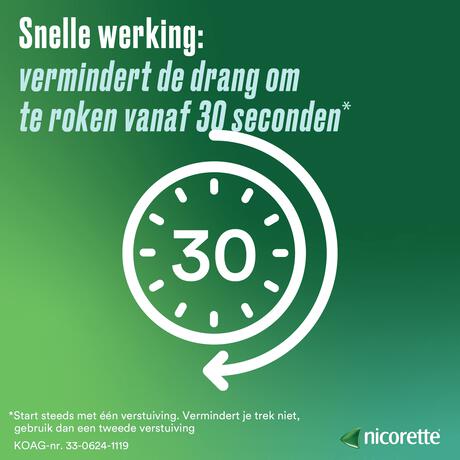 Nicorette® Mondspray – bij stoppen met roken – 13,2 ml, 1 mg nicotinez