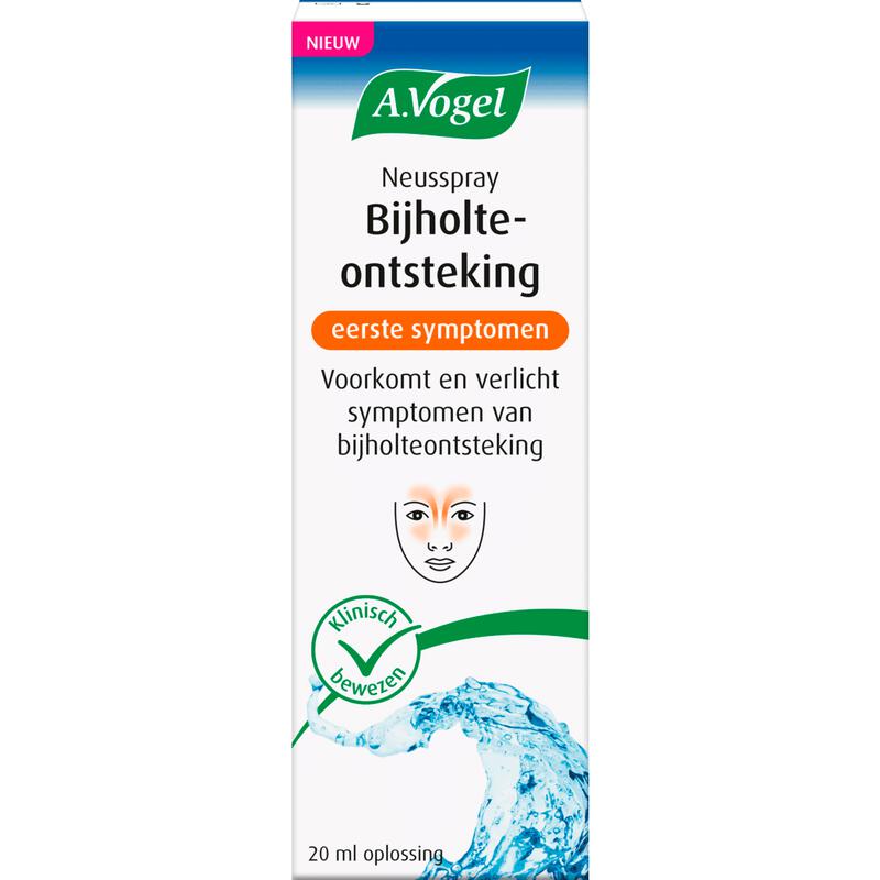 A.Vogel Neusspray Bijholte Ontsteking Eerste Symptomen 20 ML