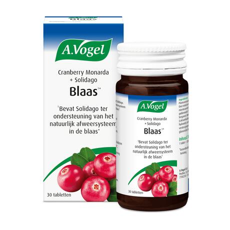 A.Vogel Cranberry Monarda Goed Voor De Blaasfunctie1* Tabletten 30 stuks
