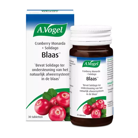 A.Vogel Cranberry Monarda Goed Blaasfunctie Tabletten 30 stuks