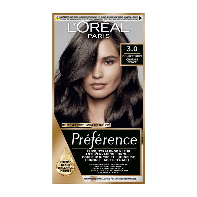 L'Oréal Paris Préférence 3 Donkerbruin Haarverf