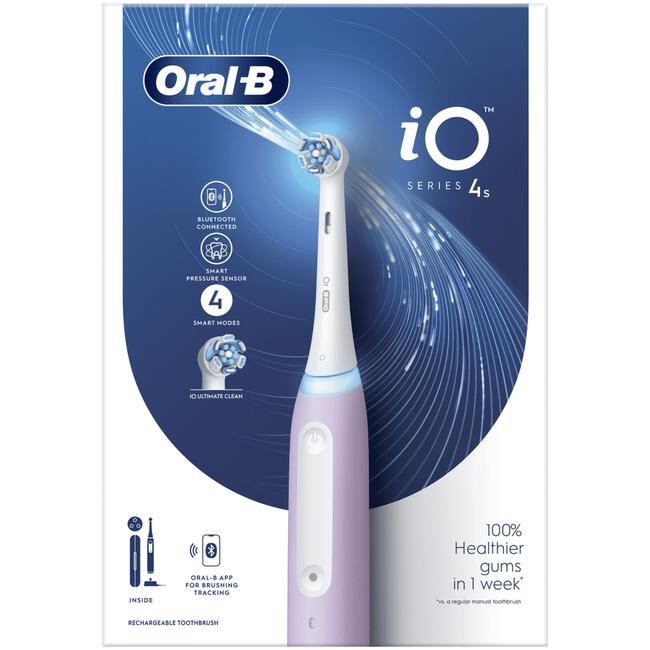 Oral-B iO 4S Lavender Elektrische Tandenborstel By Braun