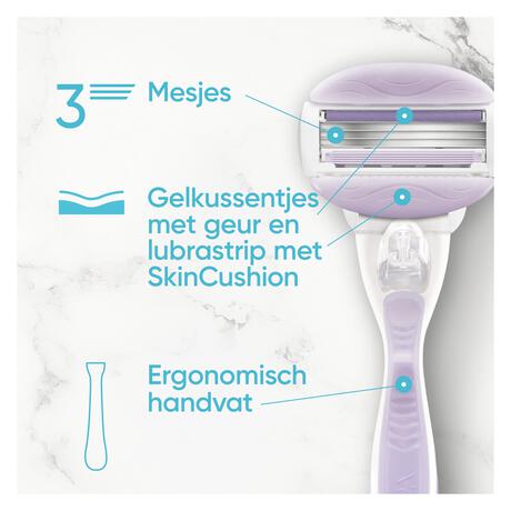 Gillette Venus ComfortGlide Breeze Navulmesjes 4 stuks