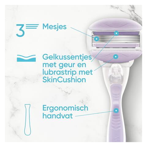 Gillette Venus ComfortGlide Breeze Navulmesjes 4 stuks