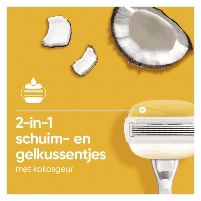Gillette Venus Comfortglide Luipaard Navulmesjes - 3 Stuks