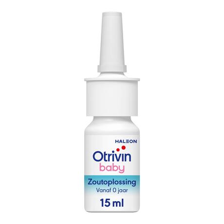 Otrivin Baby Zoutoplossing Neusspray bij een Verstopte Neus 15 ML