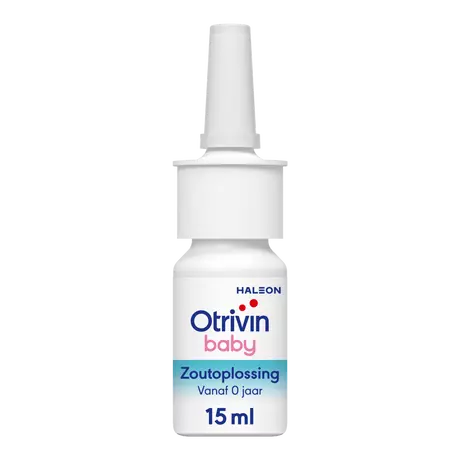 Otrivin Baby Zoutoplossing Neusspray bij een Verstopte Neus 15 ML