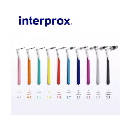 Interprox Plus Super Micro Ragers Oranje PHD 0.9 mm 6 stuks