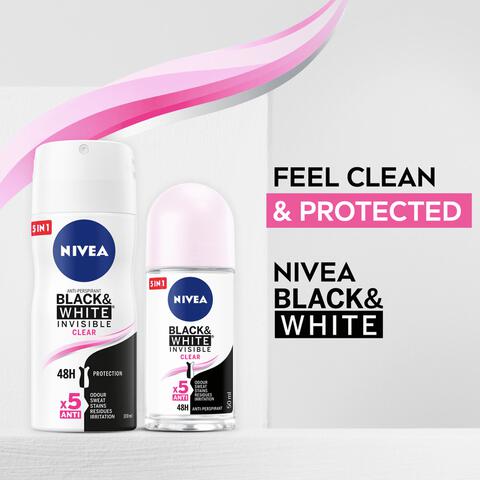 NIVEA Black & White Invisible Original Deodorant Spray 100 ML