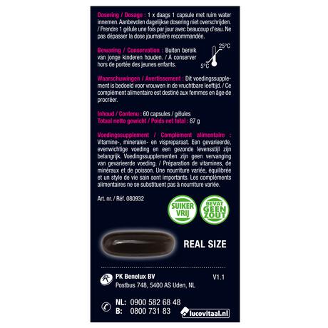 Lucovitaal Vruchtbaarheid Support Vrouw Capsules 60 stuks&nbsp;
