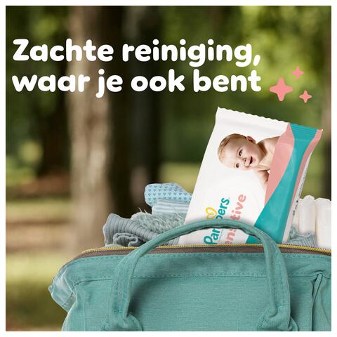 Pampers Sensitive Billendoekjes 9x80 stuks