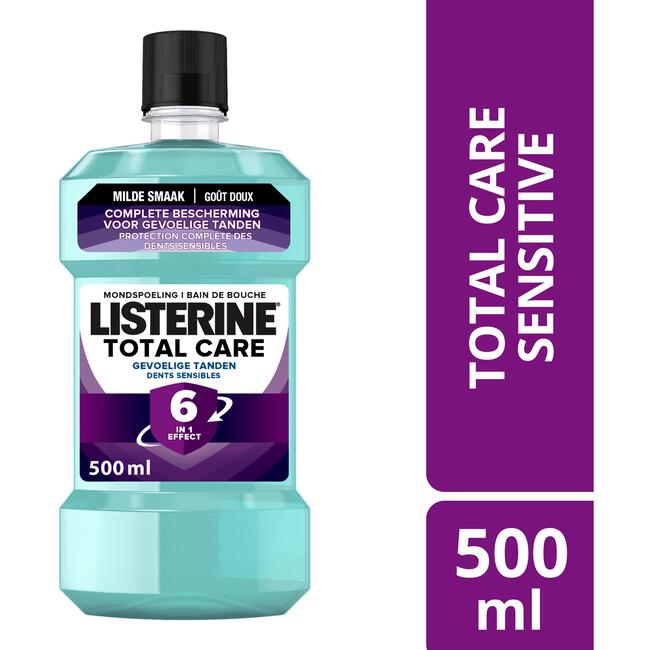 Listerine® Total Care Sensitive Mondspoeling 500 ML