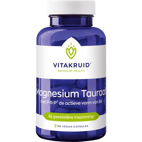 Vitakruid Magnesium Tauraat met P-5-P® - 90 vegan capsules